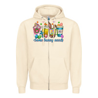 Sandshell some bunny needs easter coffee cups Zipper Hoodie - texasbilliewilder