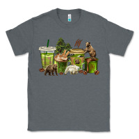 Charcoal Heather bear coffee cups Classic Tee - texasbilliewilder