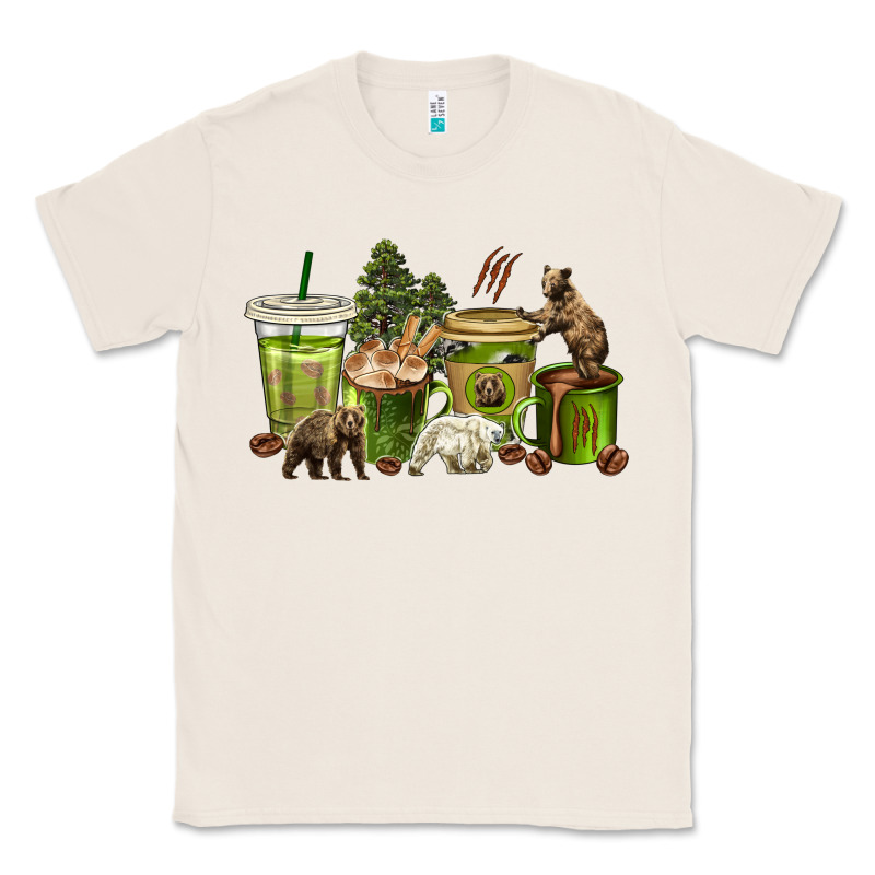 Bear Coffee Cups Classic Tee by texasbilliewilder | Teevron