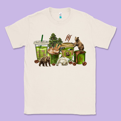 Classic Tee bear coffee cups