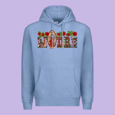 Madre Lady Of Guadelupe Premium Hoodie Designed By Barkaloodesign