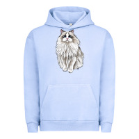 Pigment Grape Ice Ragdoll Cat Urban Hoodie - LillyAllenDesigns