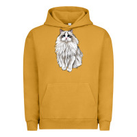 Pigment Peanut Butter Ragdoll Cat Urban Hoodie - LillyAllenDesigns