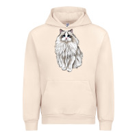 Sandshell Ragdoll Cat Urban Hoodie - LillyAllenDesigns
