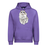 Tulip Ragdoll Cat Urban Hoodie - LillyAllenDesigns