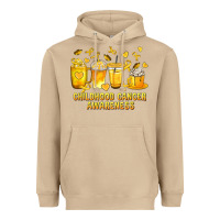 Mushroom Childhood Cancer Awareness Coffee Cups Heavyweight Hoodie - texasbilliewilder