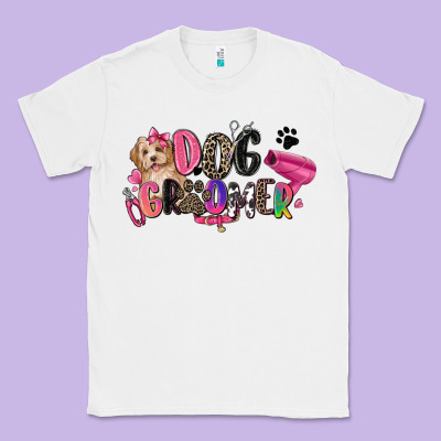 Dog Groomer Classic Tee Designed By Zillion Design Studio