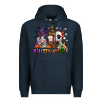 Navy hallothanksmas heifers Premium Hoodie - Jasminsmagicworld