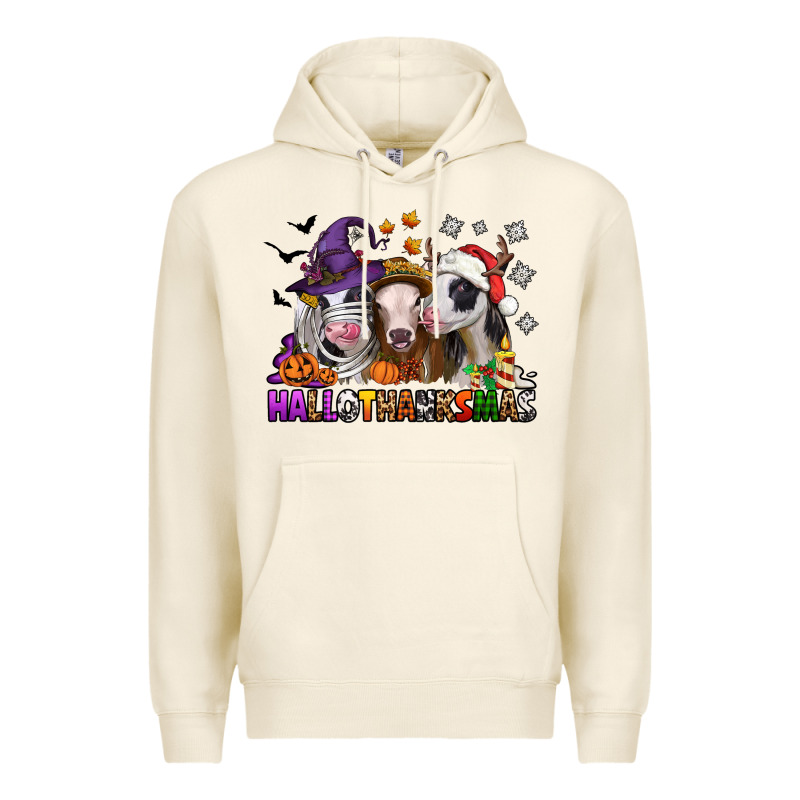 Hallothanksmas Heifers Premium Hoodie by Jasminsmagicworld | Teevron