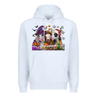 White hallothanksmas heifers Premium Hoodie - Jasminsmagicworld