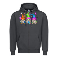 Smoke nail tech gnomes Zipper Hoodie - Zillion Design Studio