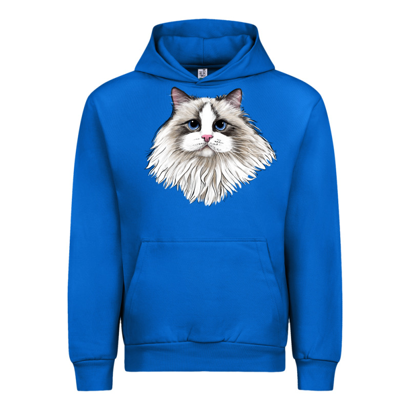 Ragdoll Face Cat Urban Hoodie by LillyAllenDesigns | Teevron