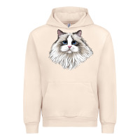 Sandshell Ragdoll Face Cat Urban Hoodie - LillyAllenDesigns