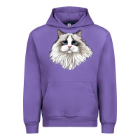 Tulip Ragdoll Face Cat Urban Hoodie - LillyAllenDesigns