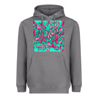 Storm Cancer Ribbon with Heart Heavyweight Hoodie - texasbilliewilder