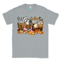 Heather Grey bakery coffee cups Classic Tee - texasbilliewilder