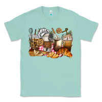 Seafoam bakery coffee cups Classic Tee - texasbilliewilder