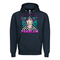 Navy somebodys problem Zipper Hoodie - texasbilliewilder