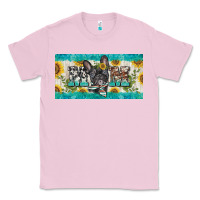 Bubblegum Pink french bulldog mom license plate template Classic Tee - BarkalooDesign