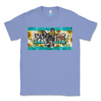 Colony Blue french bulldog mom license plate template Classic Tee - BarkalooDesign