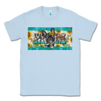 Dusty Blue french bulldog mom license plate template Classic Tee - BarkalooDesign