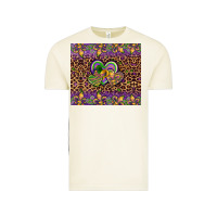 Vintage Arctic mardi gras fleur de lis hearts leopard glitter Vintage Tee - Artiststas
