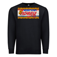 Black american honey sunflower license plate Premium Sweatshirt - HRA Design Shop