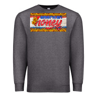 Charcoal Heather american honey sunflower license plate Premium Sweatshirt - HRA Design Shop