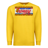 Lemon american honey sunflower license plate Premium Sweatshirt - HRA Design Shop