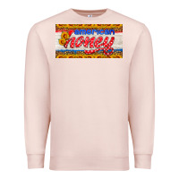 Pale Pink american honey sunflower license plate Premium Sweatshirt - HRA Design Shop