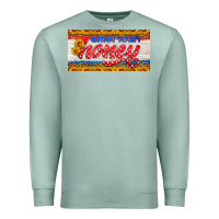 Seafoam american honey sunflower license plate Premium Sweatshirt - HRA Design Shop