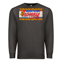Smoke american honey sunflower license plate Premium Sweatshirt - HRA Design Shop