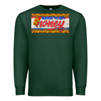 Sports Green american honey sunflower license plate Premium Sweatshirt - HRA Design Shop