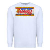 White american honey sunflower license plate Premium Sweatshirt - HRA Design Shop