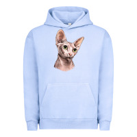Pigment Grape Ice Sphynx Cat Urban Hoodie - LillyAllenDesigns