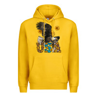 Lemon Western Usa Eagle Premium Hoodie - LillyAllenDesigns