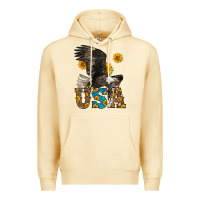 Pina Colada Western Usa Eagle Premium Hoodie - LillyAllenDesigns