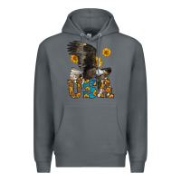 Rock Western Usa Eagle Premium Hoodie - LillyAllenDesigns