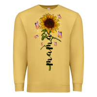 Antique Gold mama sunflower Premium Sweatshirt - RacoonDesign