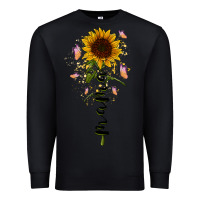 Black mama sunflower Premium Sweatshirt - RacoonDesign