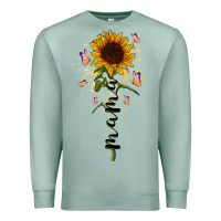 Seafoam mama sunflower Premium Sweatshirt - RacoonDesign