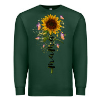 Sports Green mama sunflower Premium Sweatshirt - RacoonDesign