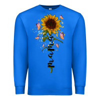 True Royal mama sunflower Premium Sweatshirt - RacoonDesign