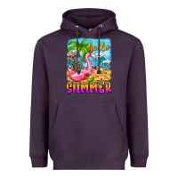 Plum hello summer skeleton Heavyweight Hoodie - Zillion Design Studio