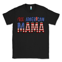 Black all american mama zillion Classic Tee - Zillion Design Studio