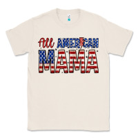 Natural all american mama zillion Classic Tee - Zillion Design Studio