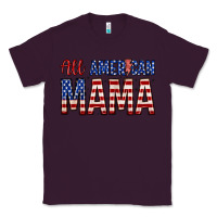 Plum all american mama zillion Classic Tee - Zillion Design Studio