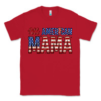 Red all american mama zillion Classic Tee - Zillion Design Studio