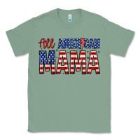 Sage all american mama zillion Classic Tee - Zillion Design Studio