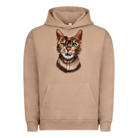 Pigment Burro Bengal Cat Face Urban Hoodie - LillyAllenDesigns